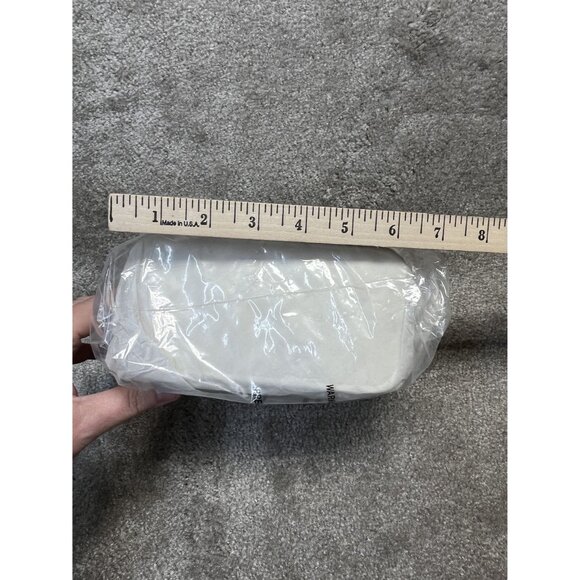 Badgley Mischka Quilted Crossbody Bag Blush Pink Chain Strap Gun Metal NWT - Picture 4 of 9